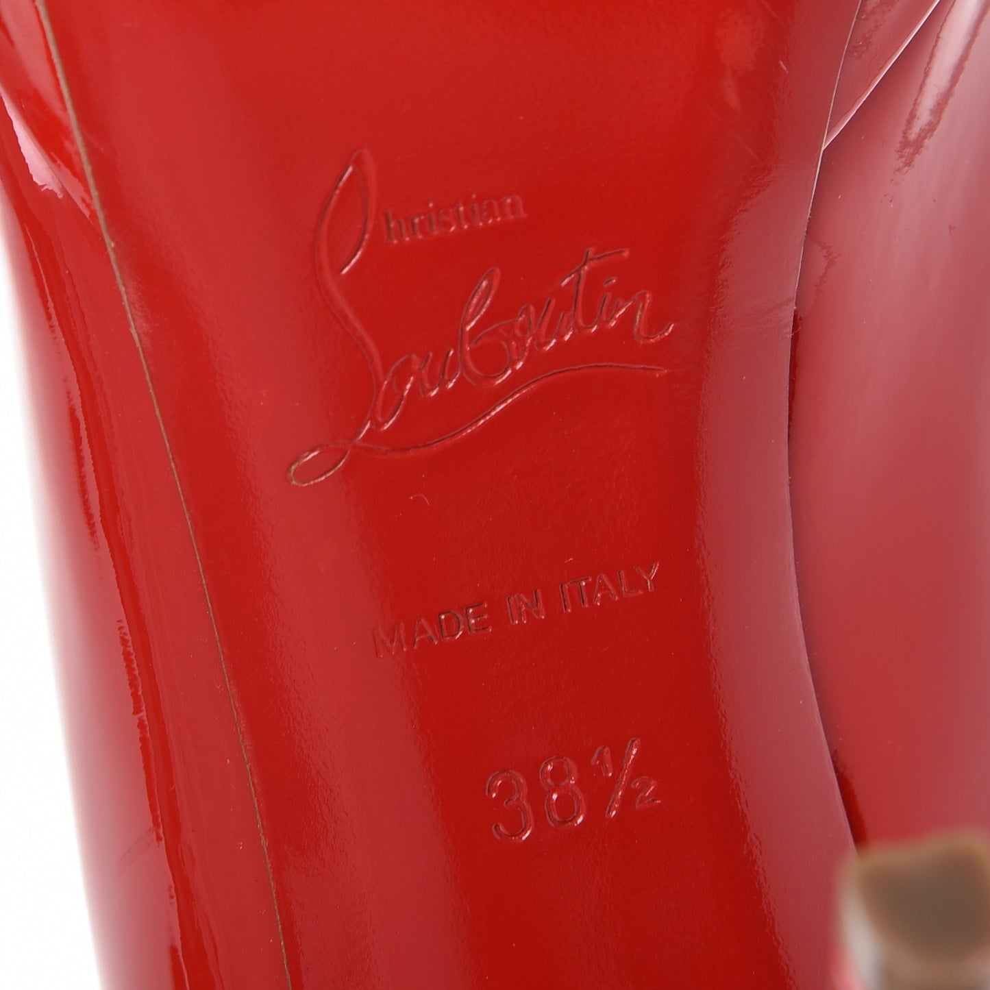 Patent New Simple 120 Pumps 38.5 Red