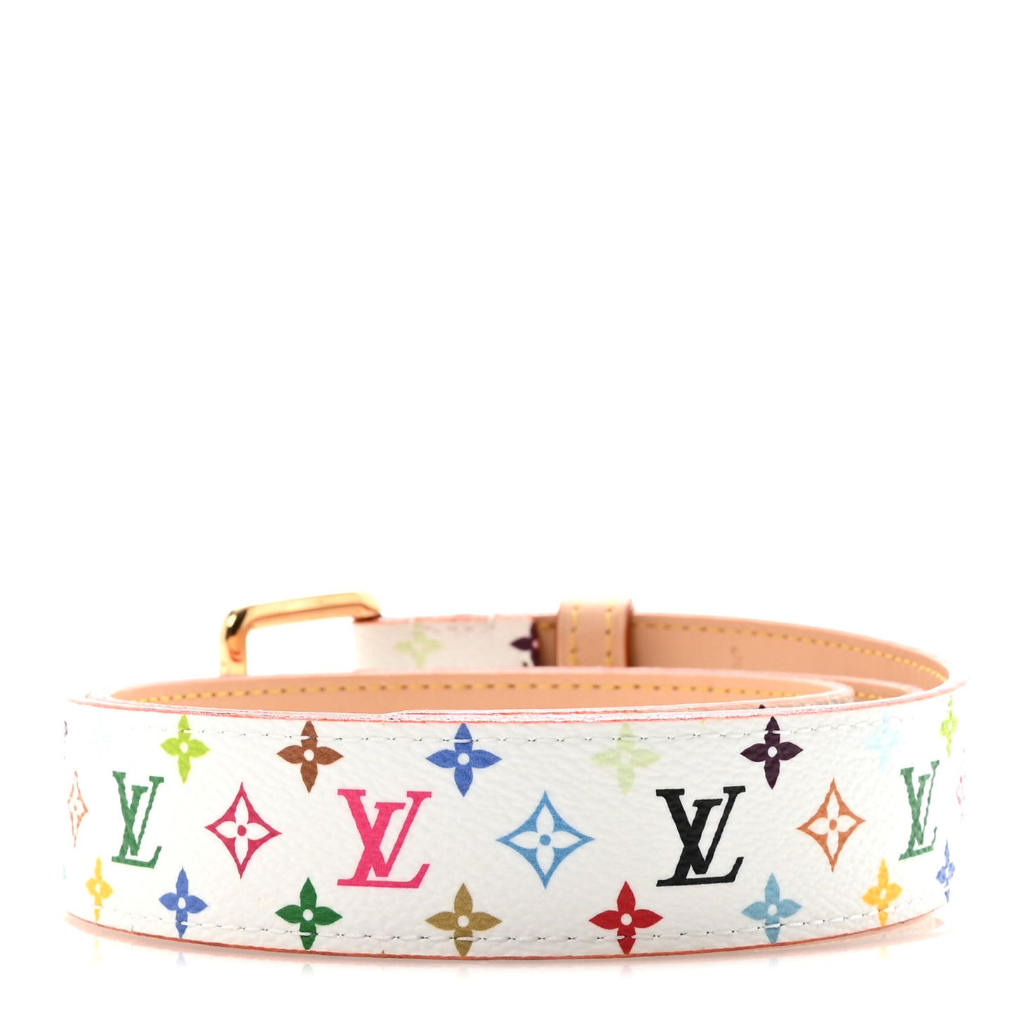 LV X TM Monogram Multicolor D Ring 90 36 Belt