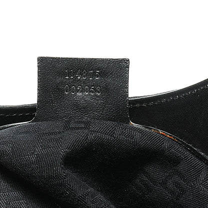 Gucci Canvas Reins Hobo Black 8 of 8