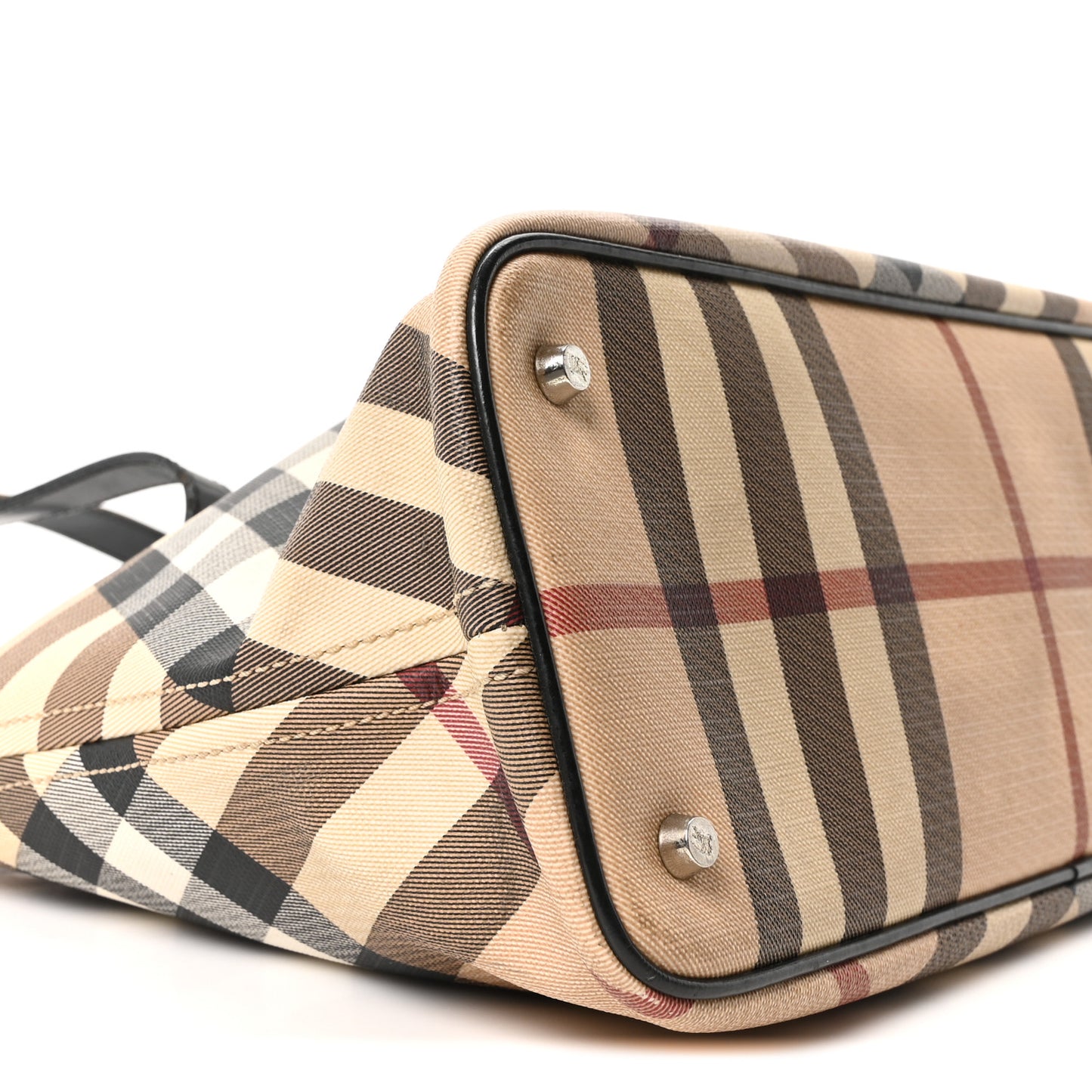 Supernova Check Small Nickie Tote Black