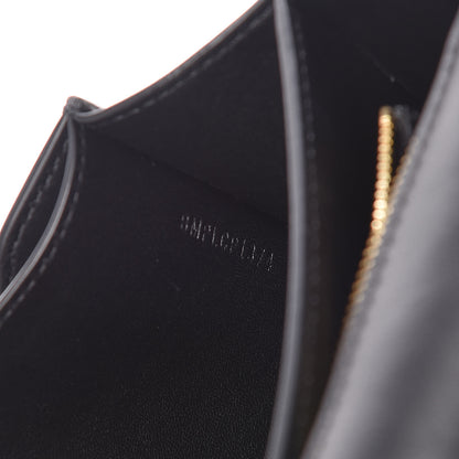 Burberry Calfskin Monogram Embossed Small TB Bag Black 7 of 10