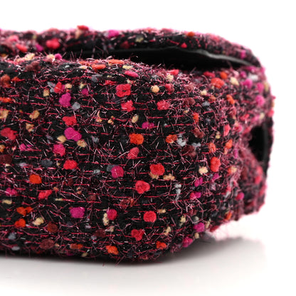Chanel Tweed Quilted Mini Rectangular Flap Pink Multicolor 9 of 11