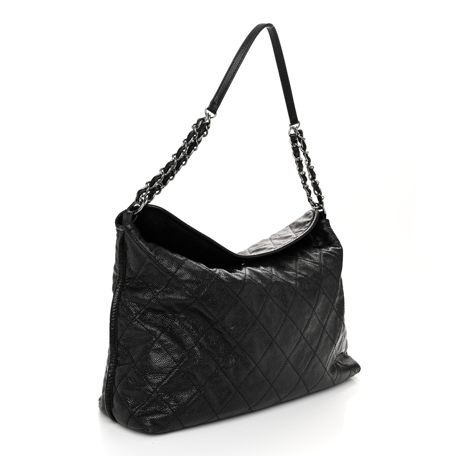Chanel Caviar Quilted French Riviera Shouler Bag Black 3 of 11