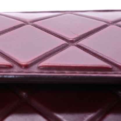 Chanel Calfskin Embossed Medium Flap Red 15 of 15