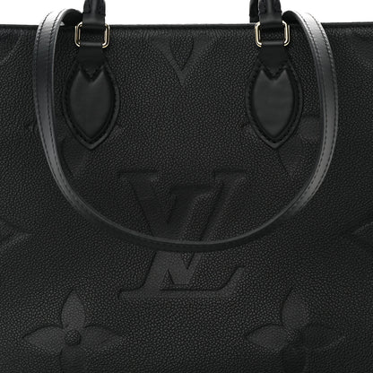 Louis Vuitton Empreinte Monogram Giant Onthego MM Black 7 of 10