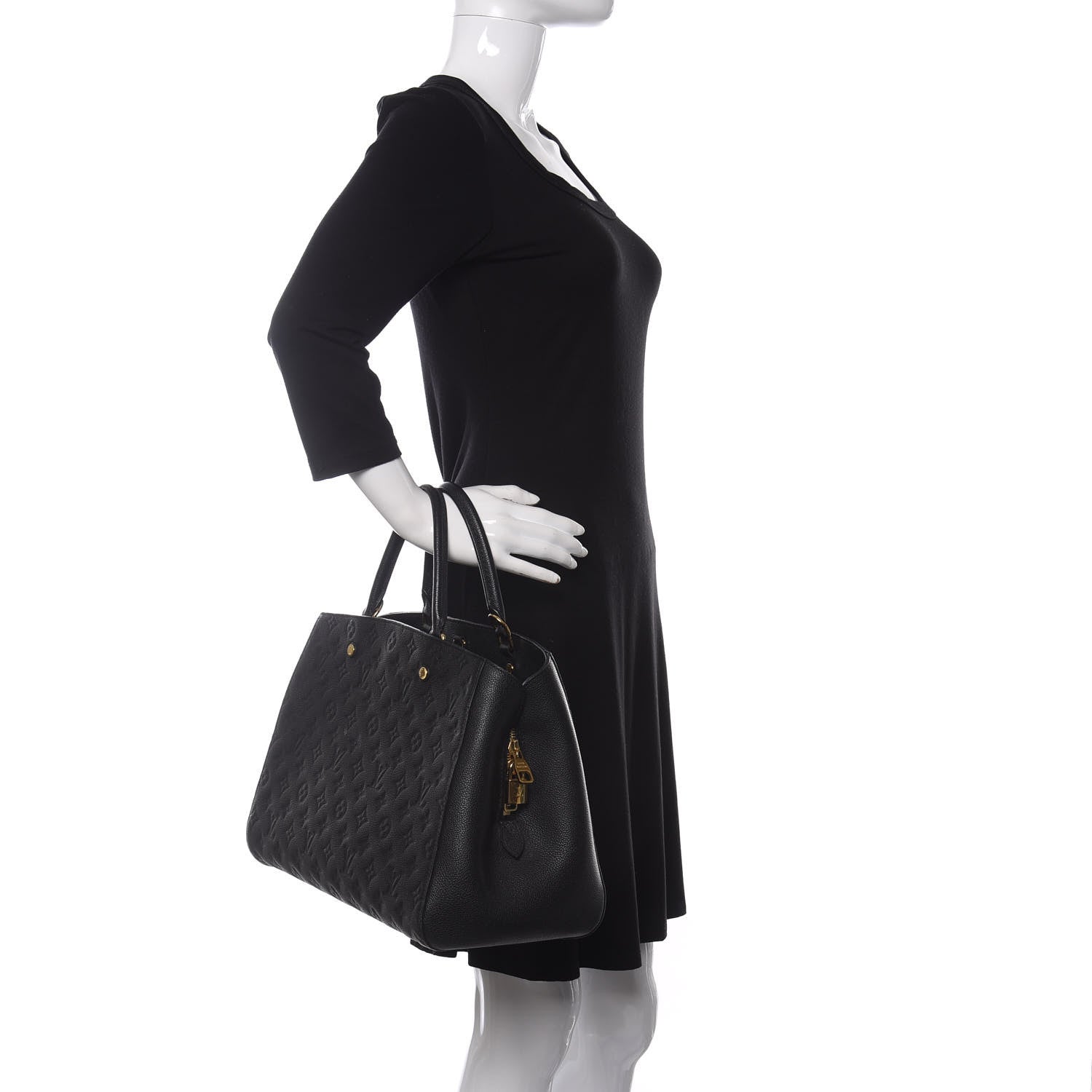 Louis Vuitton Empreinte Montaigne GM Black 2 of 11