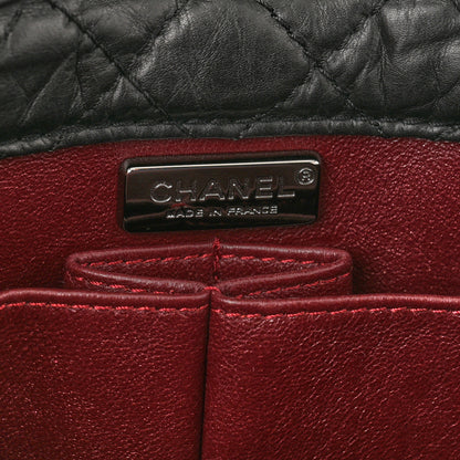 Chanel Aged Calfskin Miss Pony Fur Medium Flap Black 5 of 9