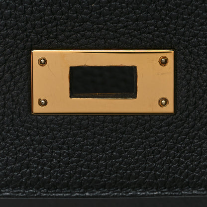 Hermes Togo Kelly Retourne 35 Black 32 of 38