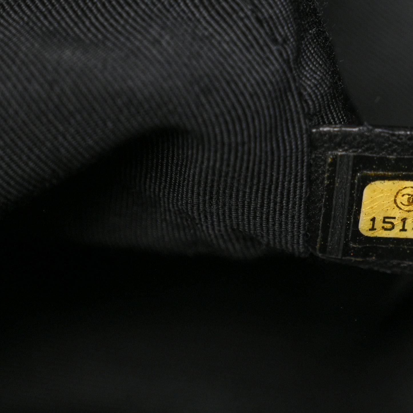 Lambskin Bubble Quilt Large Double Bowling Bag Black