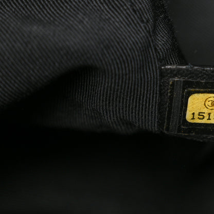 Chanel Lambskin Bubble Quilt Large Double Bowling Bag Black 7 of 11