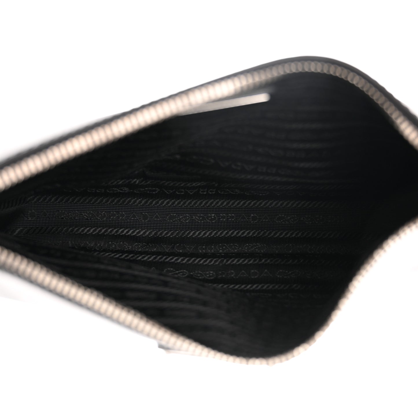 Saffiano Travel Pocket Zippered Shoulder Bag Black