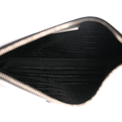 Prada Saffiano Travel Pocket Zippered Shoulder Bag Black 5 of 10