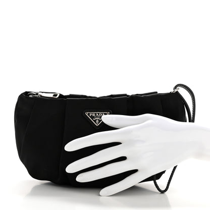 Prada Tessuto Nylon Wristlet Clutch Black 2 of 11