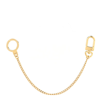 Louis Vuitton Metal Pochette Extender Key Ring Chain Gold 1 of 4