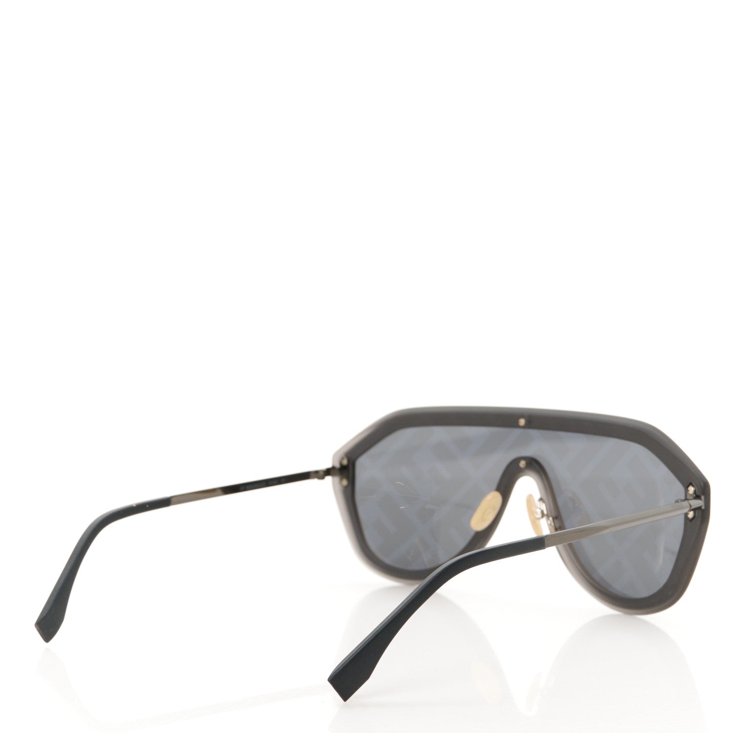 Fendi FF Fabulous Shield Sunglasses FF M0039/G/S Black 4 of 10