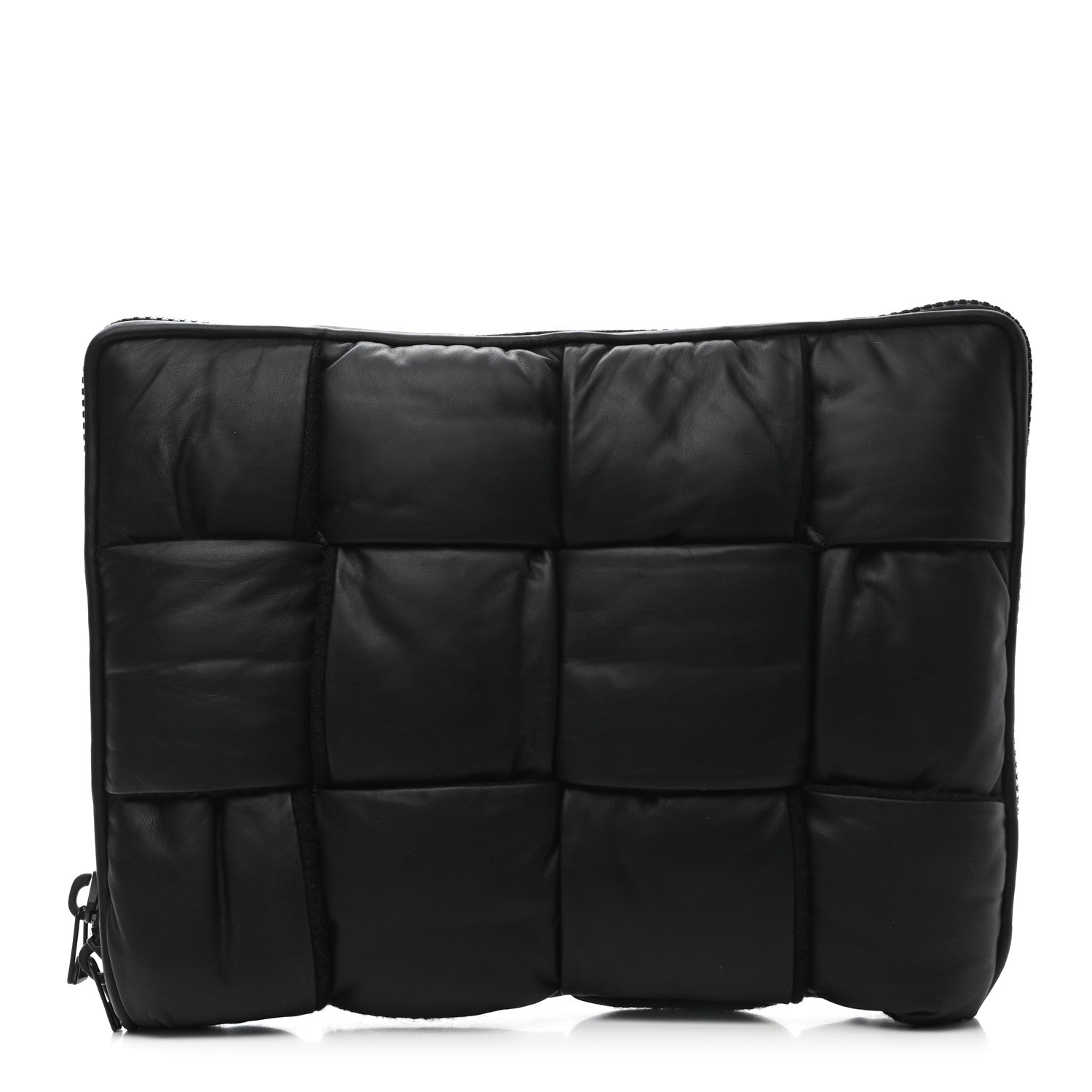 Bottega Veneta Calfskin Maxi Intrecciato Puffy Laptop Pouch Camping 1 of 11