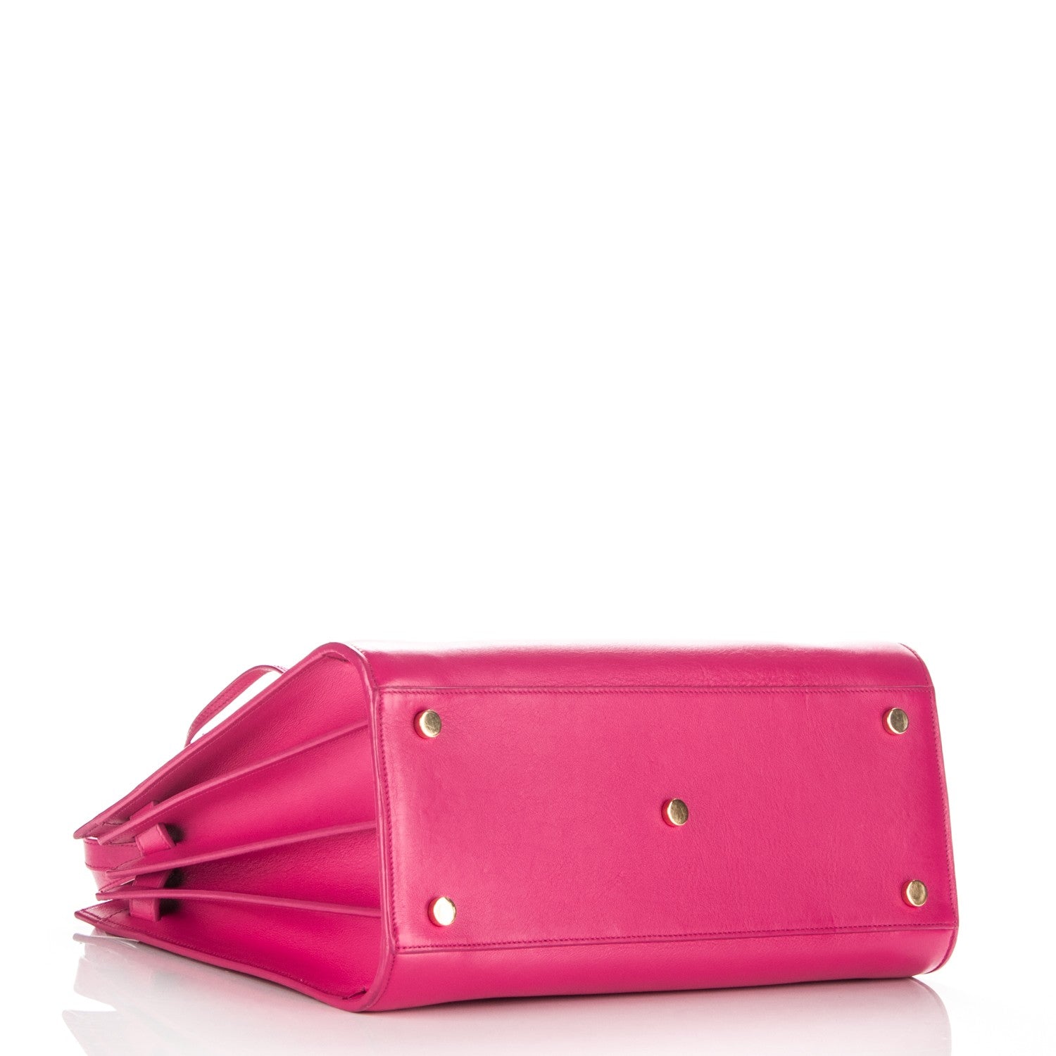 Saint Laurent Calfskin Small Sac De Jour Lipstick Fuchsia 4 of 7