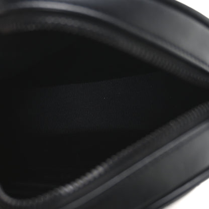 Saint Laurent Calfskin Matelasse Chevron Round Vinyle Camera Bag Black 5 of 10