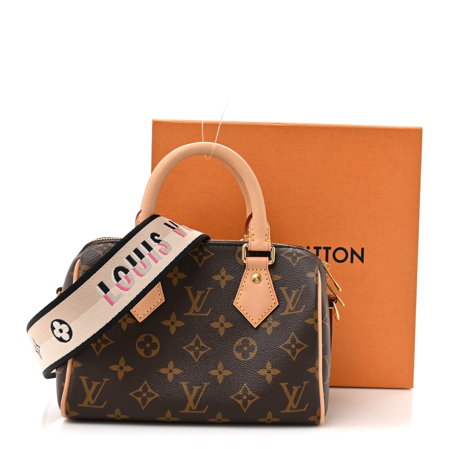 Louis Vuitton Monogram Speedy Bandouliere 20 Black 12 of 12