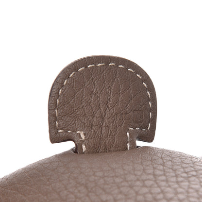 Hermes Taurillon Clemence Evelyne III PM Etoupe 7 of 11