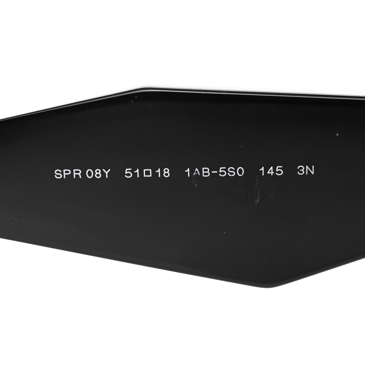 Acetate Symbole Sunglasses SPR 08Y Black