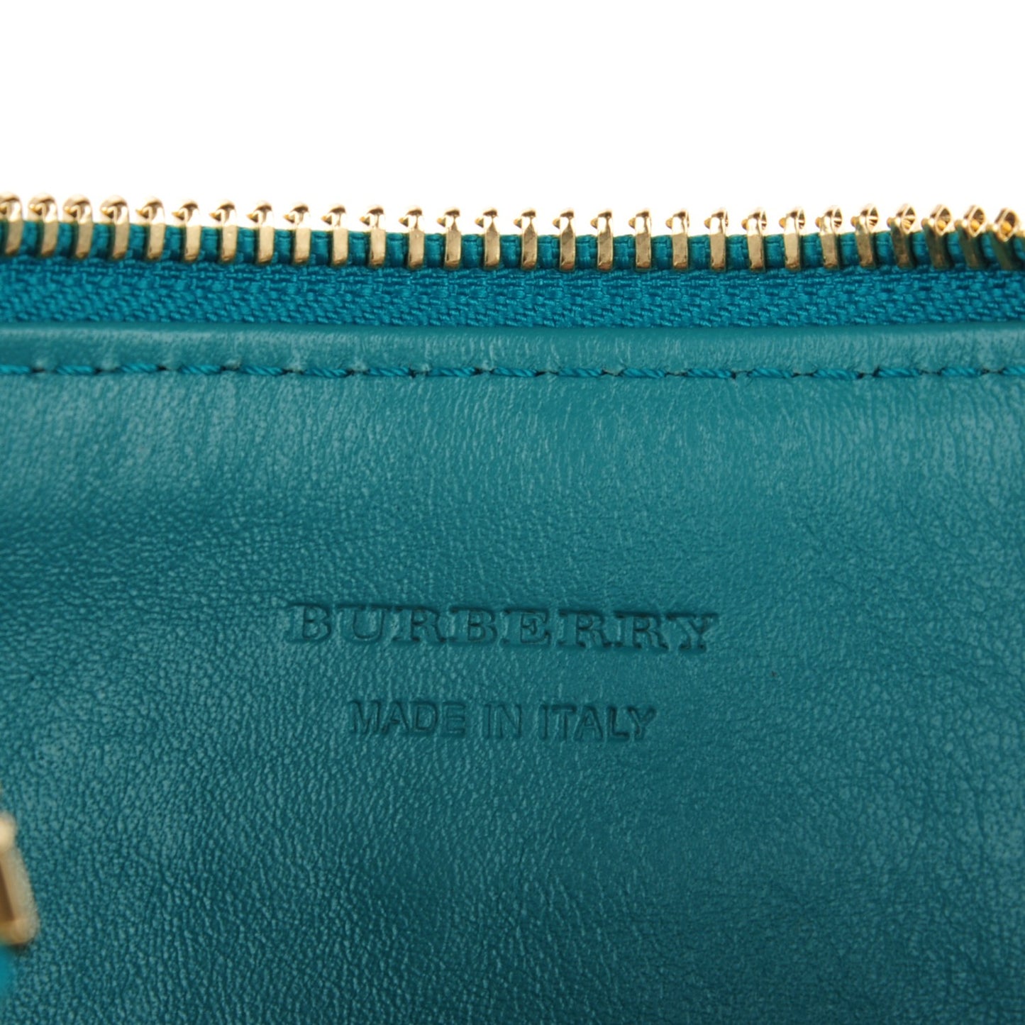 Horseferry Check Peyton Crossbody Clutch Bag Aqua