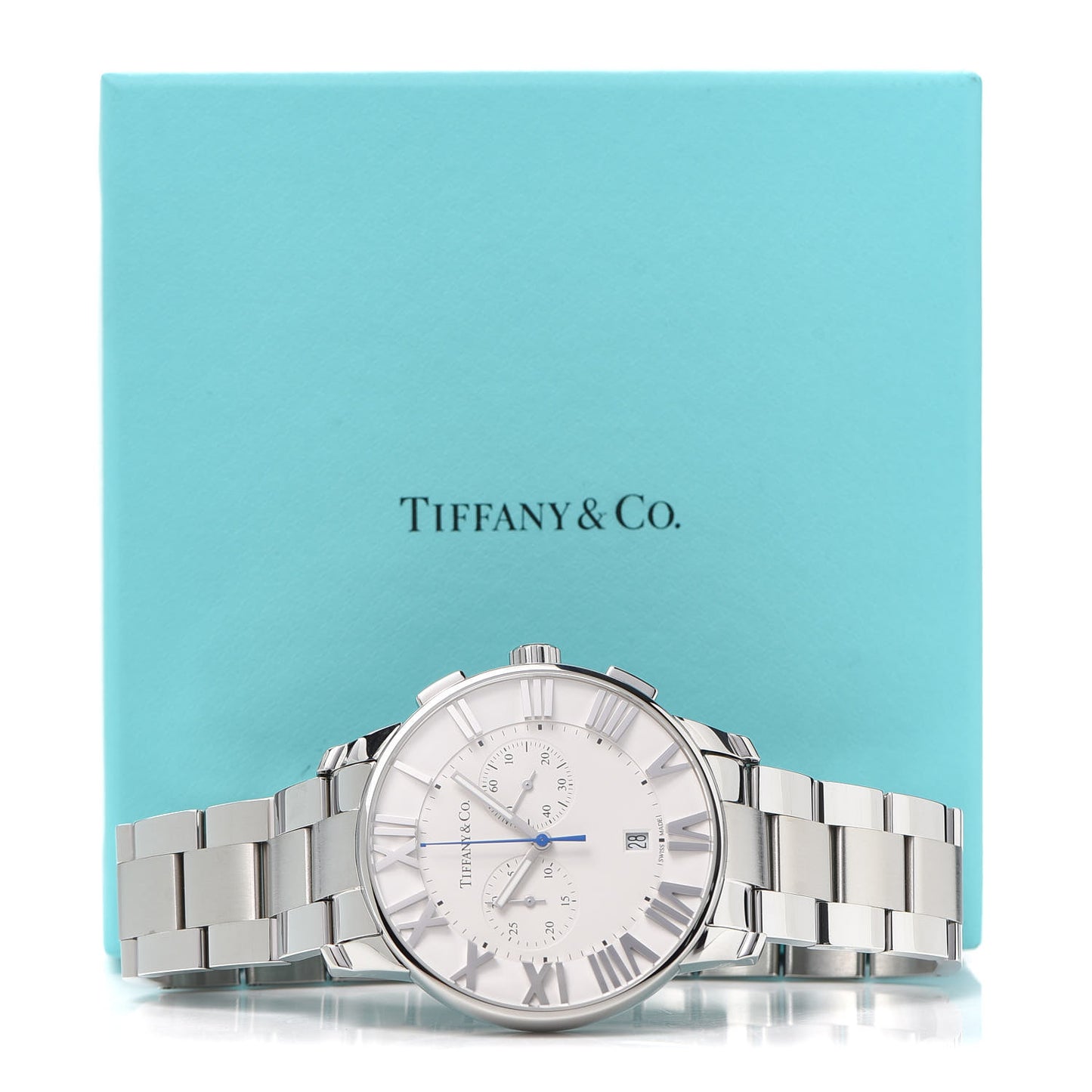 Stainless Steel 42mm Atlas Chronograph Quartz Watch
