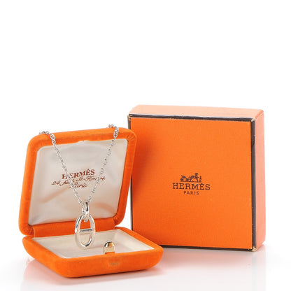 Hermes Sterling Silver Farandole Pendant Necklace 9 of 9