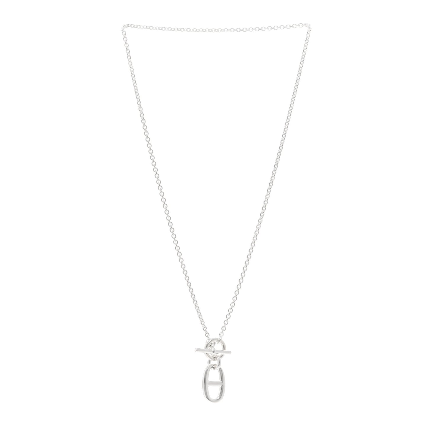 Sterling Silver Amulette Chaine d'Ancre Necklace