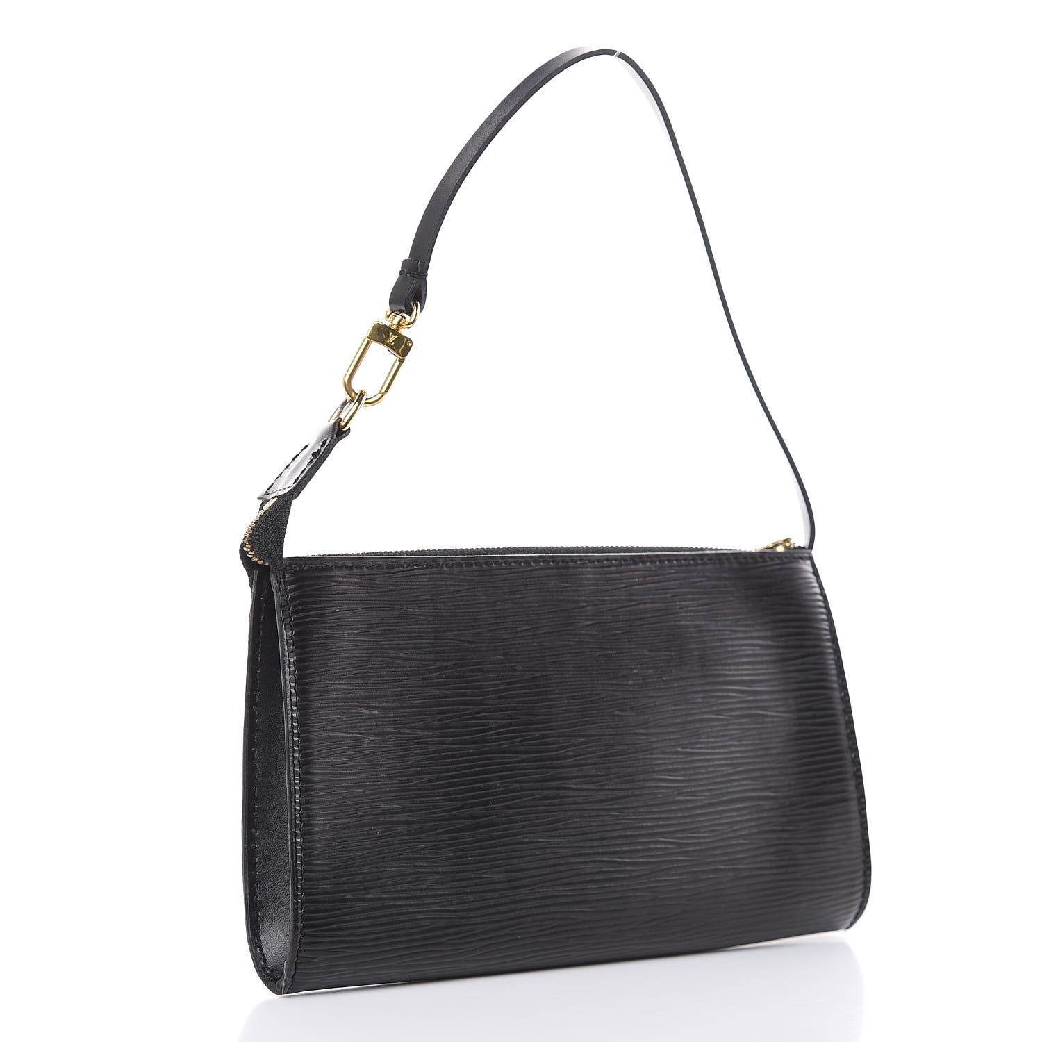 Louis Vuitton Epi Pochette Accessories 24 Black 3 of 9