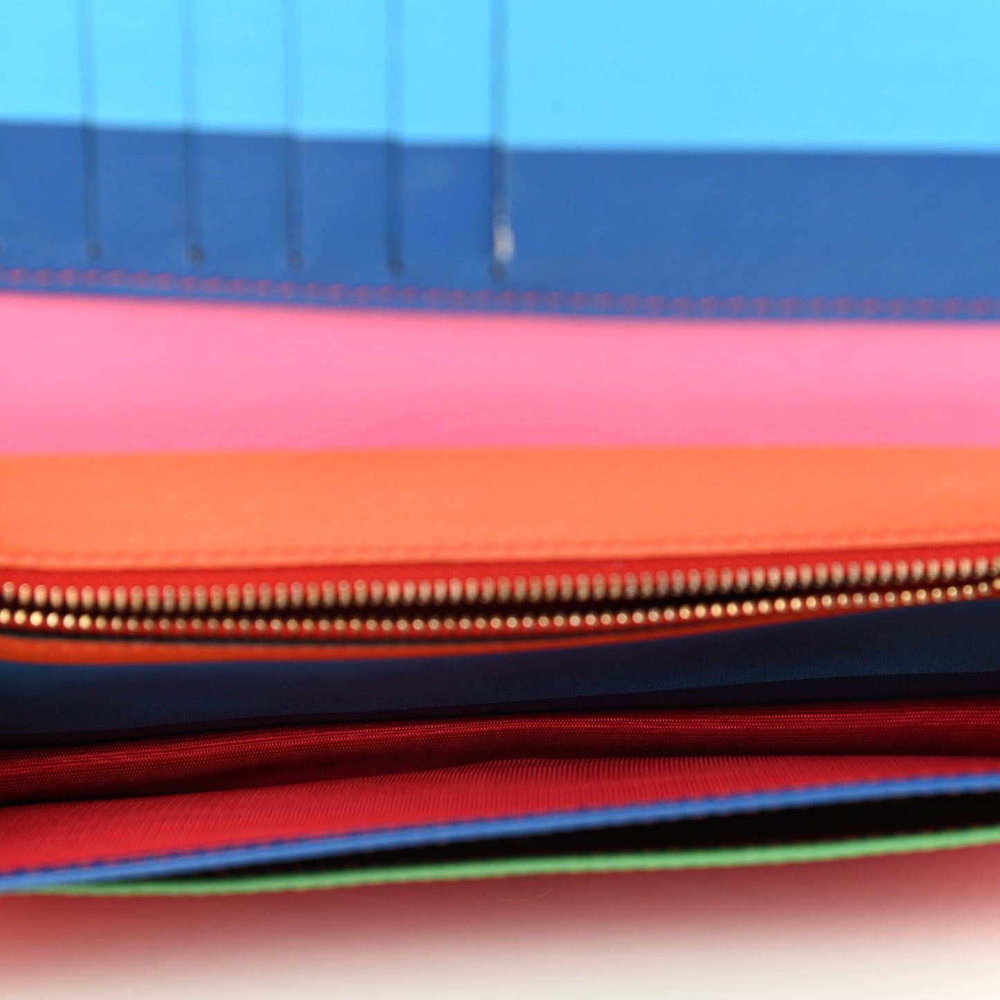 Vitello 1973 Rockstud Wristlet Wallet Multicolor
