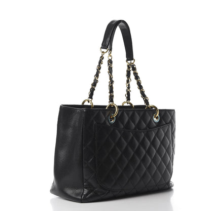 Chanel Caviar Quilted Grand Shopping Tote GST Black 2 of 11