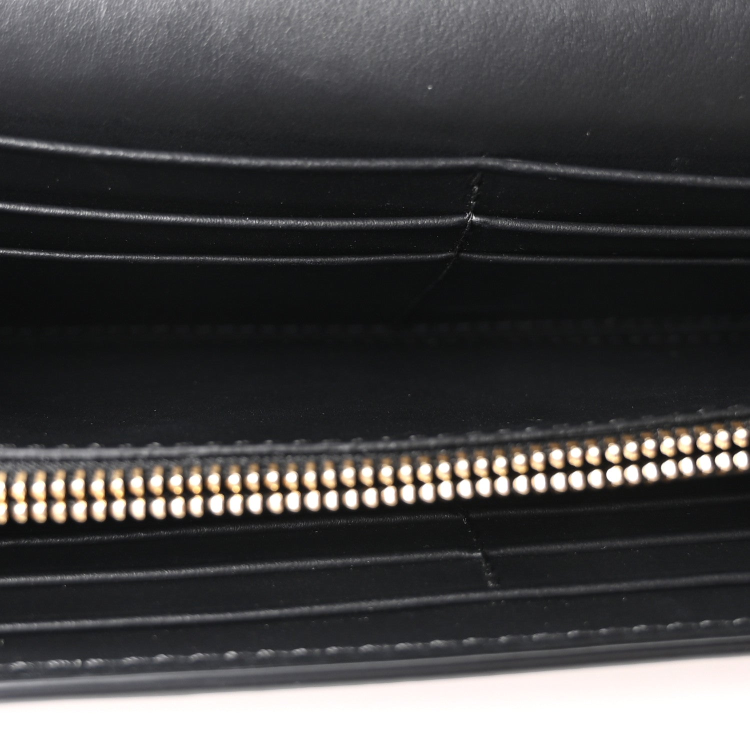 Burberry Grainy Calfskin House Check Henley Wallet On Chain Black 5 of 10