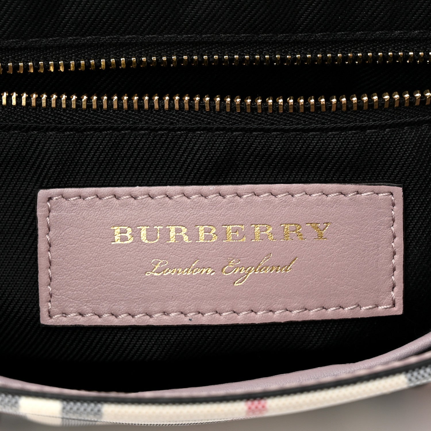 Burberry Horseferry Check Small Dickens Crossbody Bag Pale Orchid 6 of 9