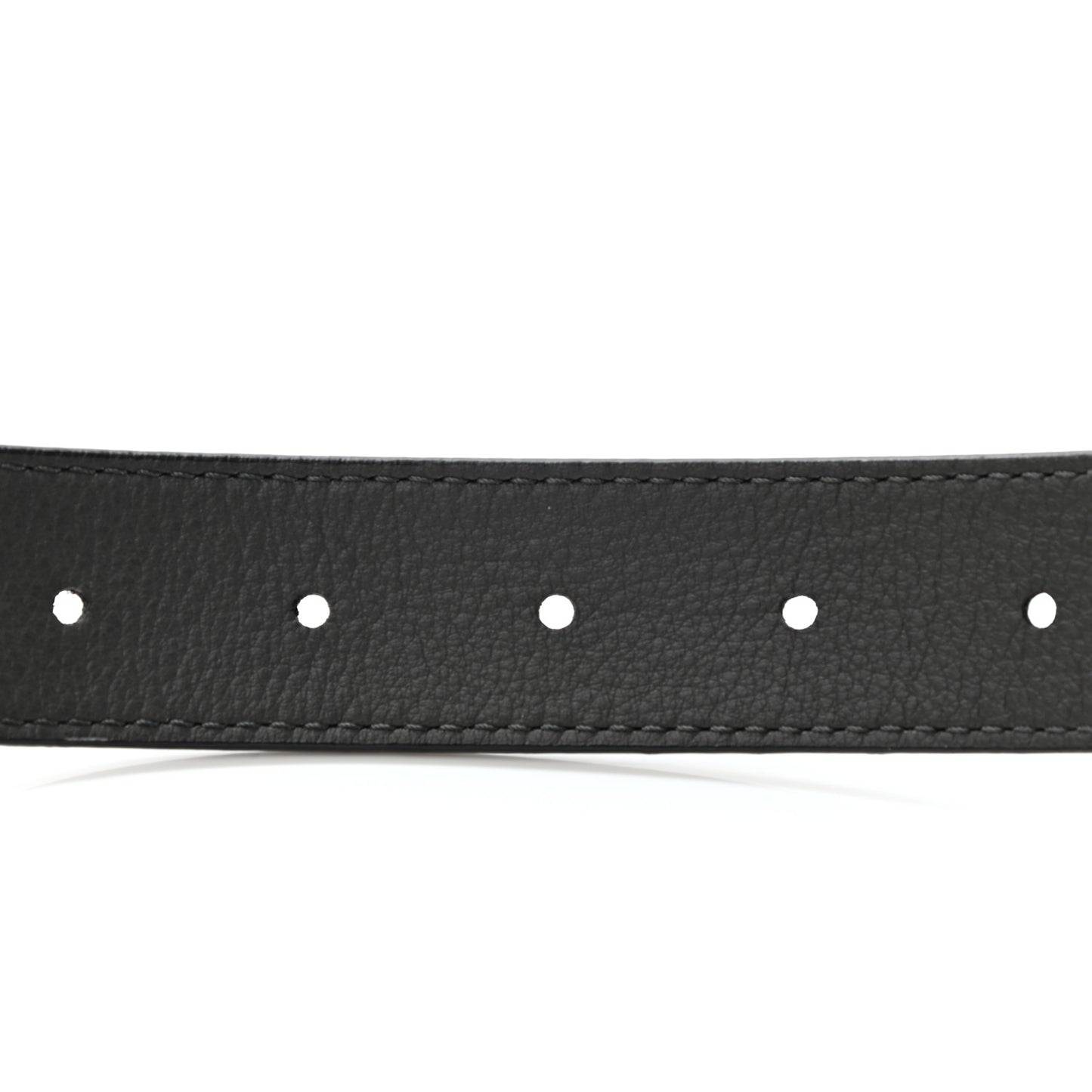 Monogram 20mm LV Circle Reversible Belt 75 30 Black Grey