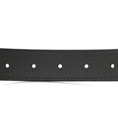 Louis Vuitton Monogram 20mm LV Circle Reversible Belt 75 30 Black Grey 3 of 5