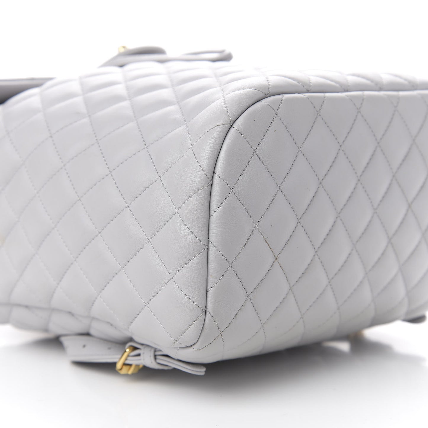 Calfskin Quilted Large Urban Spirit Backpack Grey