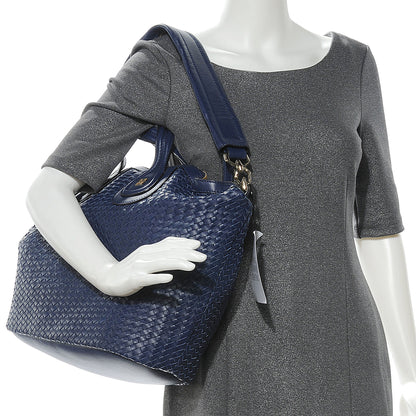 Givenchy Lambskin Woven Medium Nightingale Blue 2 of 7