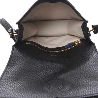 Tom Ford Calfskin Mini T Clasp Tara Crossbody Bag Black 5 of 6
