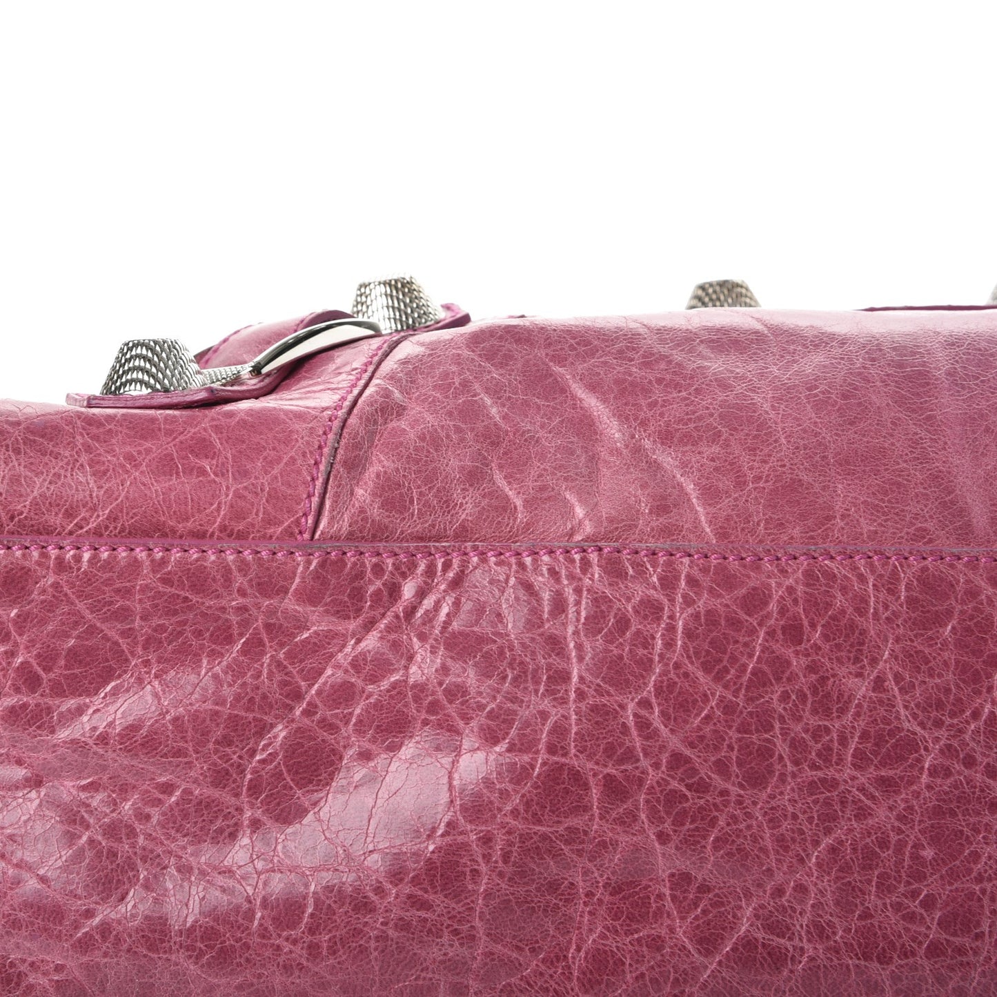 Agneau Giant 21 Silver Hardware City Magenta