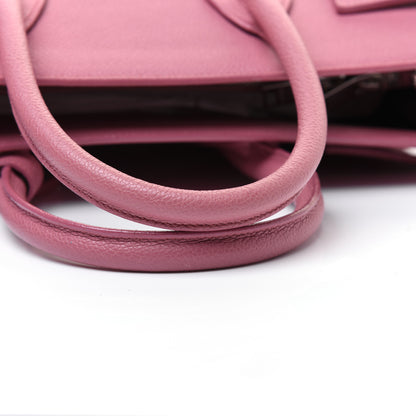 Saint Laurent Grained Calfskin Small Sac De Jour Dark Rose 30 of 33