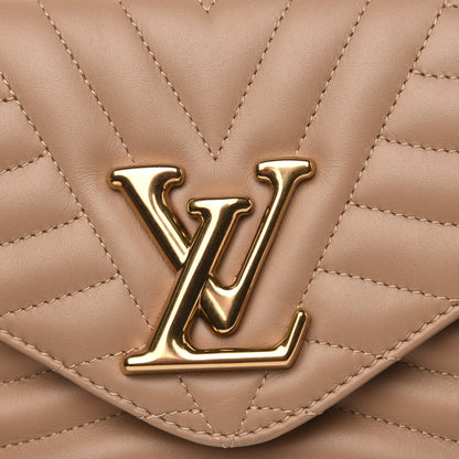 Louis Vuitton Calfskin New Wave Chain MM Noisette 8 of 11
