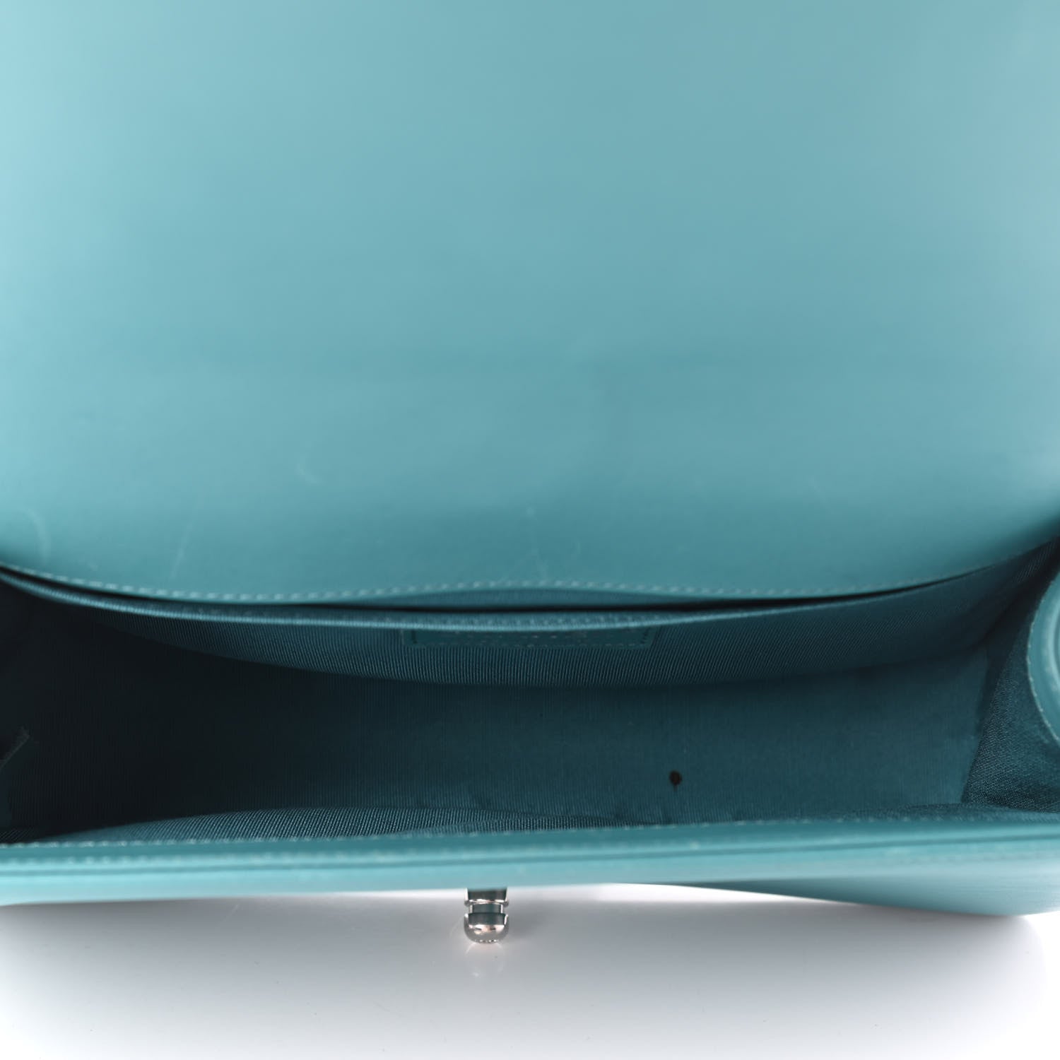 Chanel Calfskin Quilted Medium Boy Flap Turquoise 5 of 10