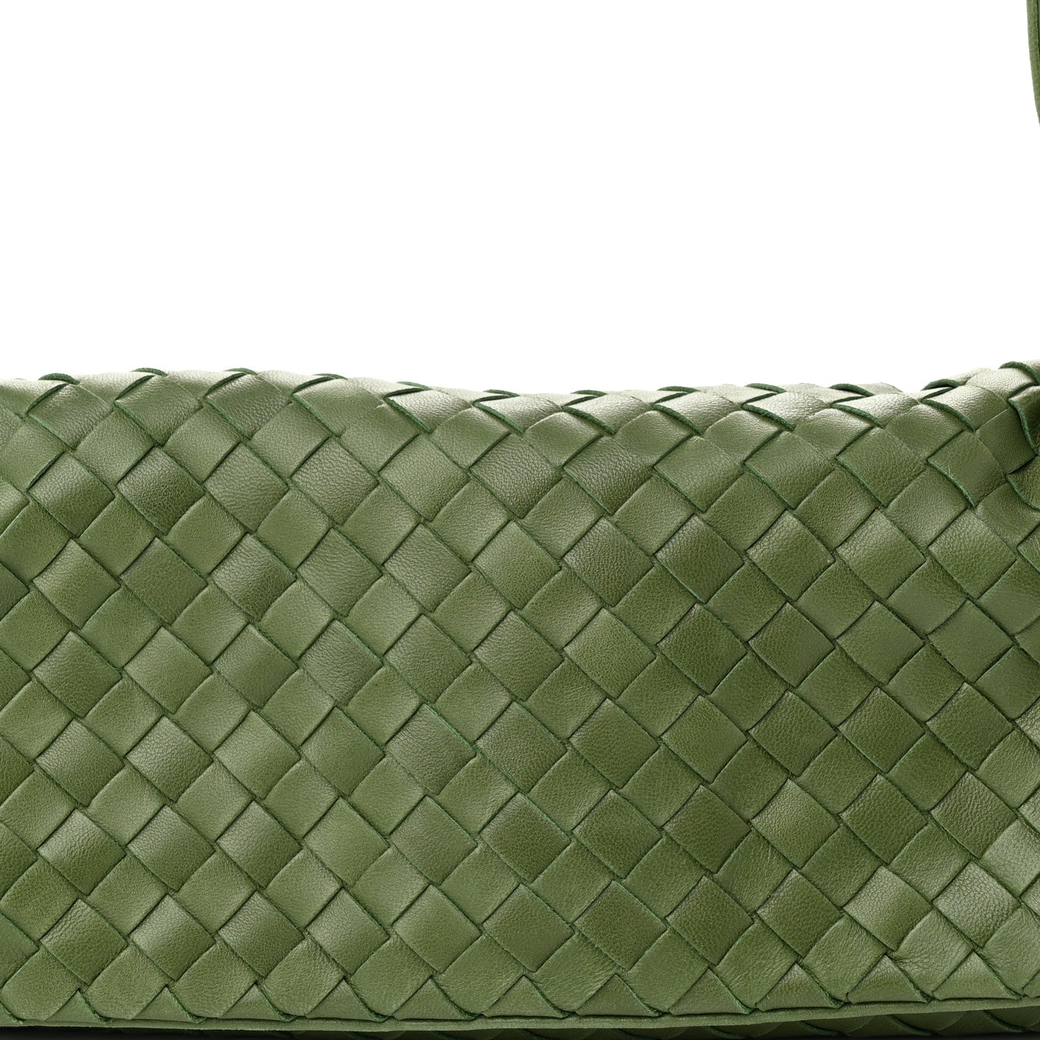 Bottega Veneta Nappa Intrecciato Mini Flap Shoulder Bag Foglia 9 of 12