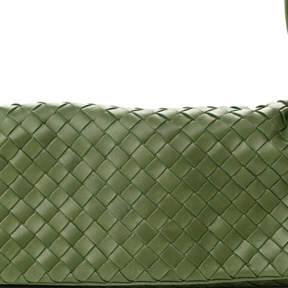Bottega Veneta Nappa Intrecciato Mini Flap Shoulder Bag Foglia 9 of 12