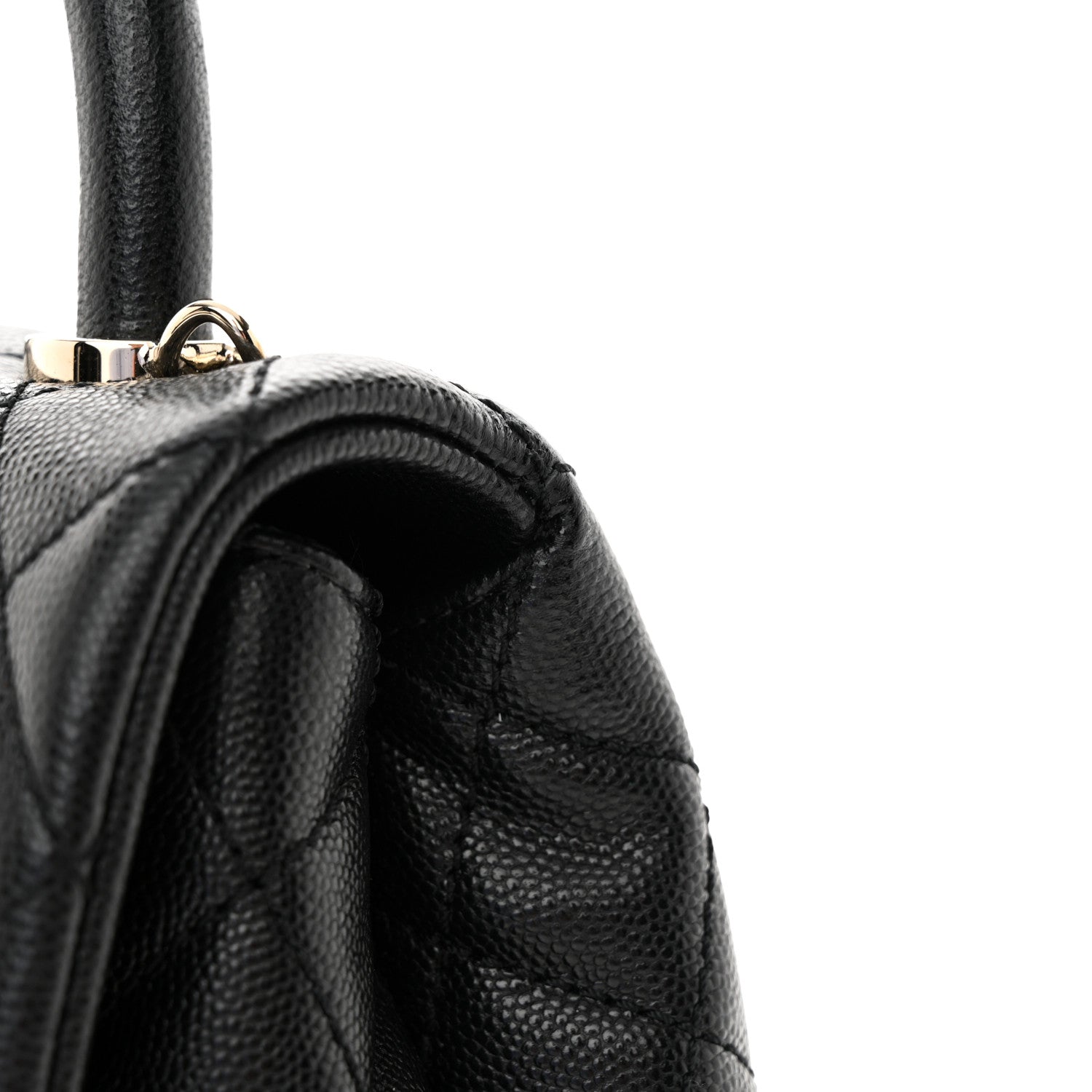Chanel Caviar Quilted Extra Mini Coco Handle Flap Black 12 of 12