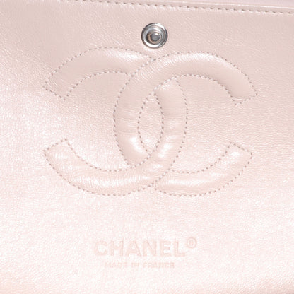 Chanel Tweed Medium Double Flap Black Pink 5 of 7