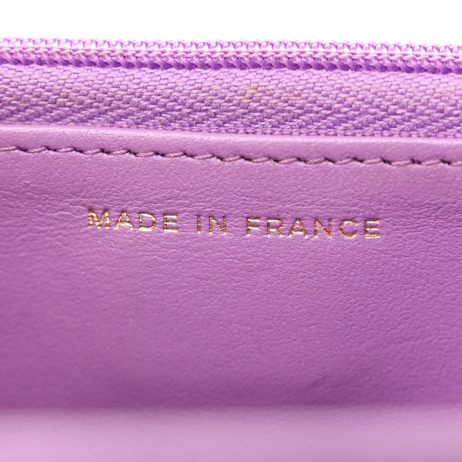 Chanel Caviar Quilted Wallet On Chain WOC Purple 7 of 12