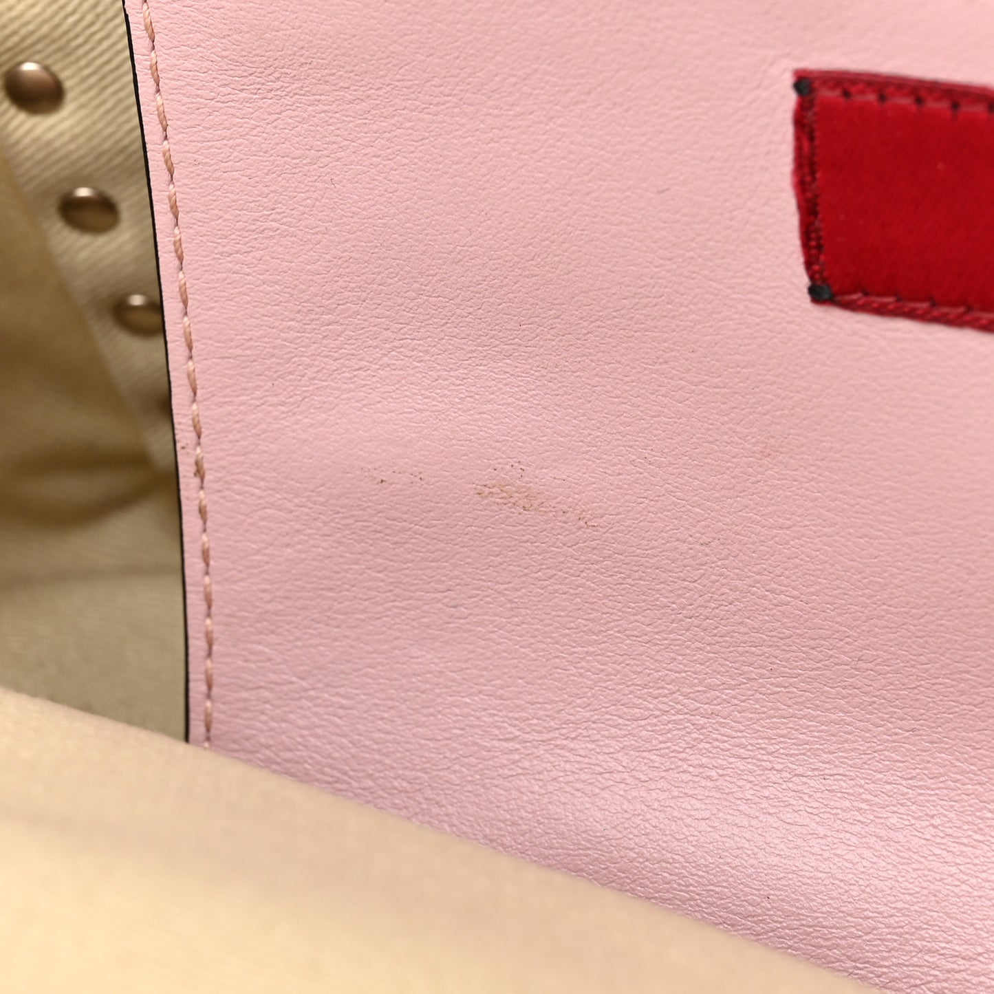 Vitello Small Rockstud Tote Water Rose