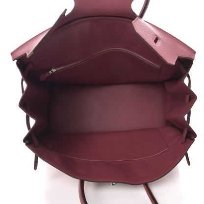 Hermes Taurillon Clemence Birkin 40 Bois de Rose 5 of 34